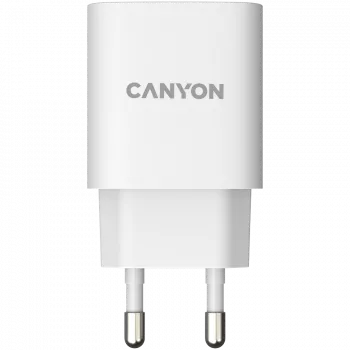 CANYON H-20, USB-C PD 20W greitasis įkroviklis su EU kištuku