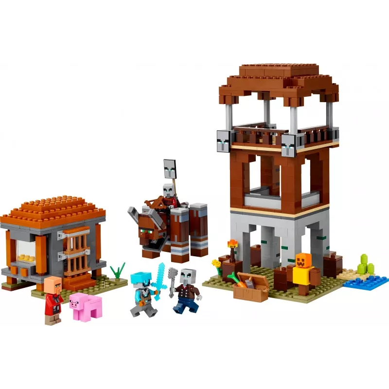 LEGO MINECRAFT 21278 Plėšikų forpostas ir niokotojas