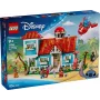 LEGO rinkinys Disney 43268 Paplūdimio namas – modulinis namo statinys, 834 detalės, 5 minifigūrėlės, nuo 9 metų