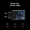 Green Cell CHARGC03 30W sieninis įkroviklis su 3 USB prievadais, juodas