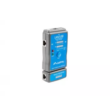 Lanberg NT-0403 tinklo kabelių testeris PoE testeris mėlynas