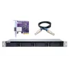 QNAP TL-R400S - Festplatten-Array - 4 Schächte (SATA-600) - SATA 6Gb/s (extern) - Rack - einbaufähig - 1U