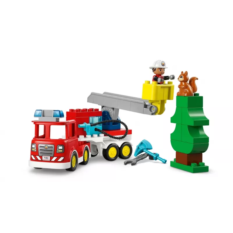 LEGO DUPLO 10473 Gaisrinis automobilis su žarna ir ugniagesiu