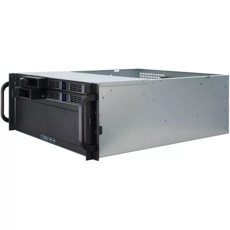 Serverinis korpusas Inter-Tech 4U-4408 Rack juodas, sidabrinis