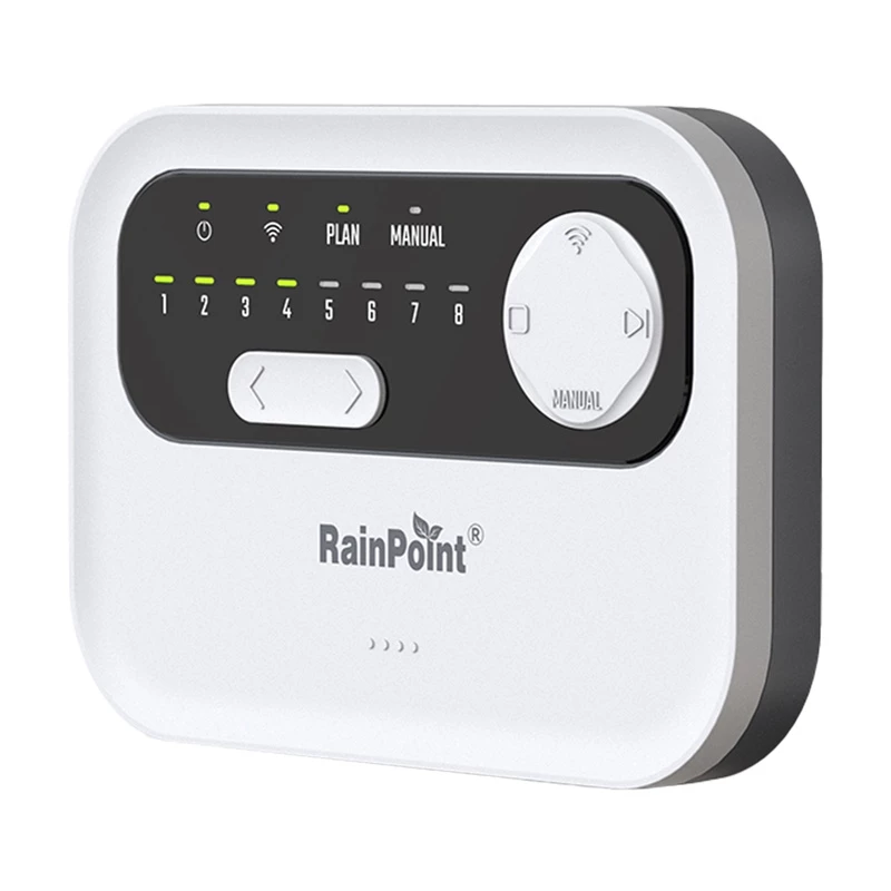 Laistymo valdiklis RainPoint HIC801W Wi-Fi – 8 zonų drėkinimo laikmatis su Wi-Fi ryšiu