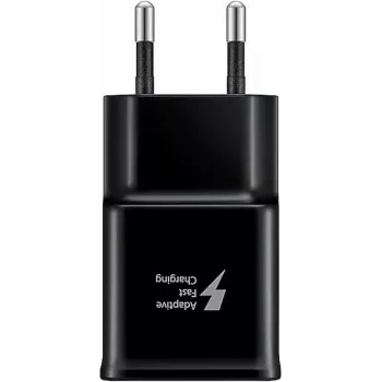 Samsung EP-TA200EBE USB adapter su nuimamu Micro-USB laidu, greitasis įkroviklis