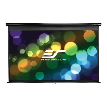 Elite Screens Manual Series M100XWH 100 colių rankinis projektoriaus ekranas 16:9 baltas