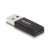 DeLOCK 60001 USB A į USB C adapteris, juodas