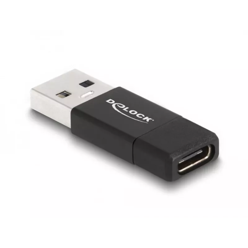 DeLOCK 60001 USB A į USB C adapteris, juodas
