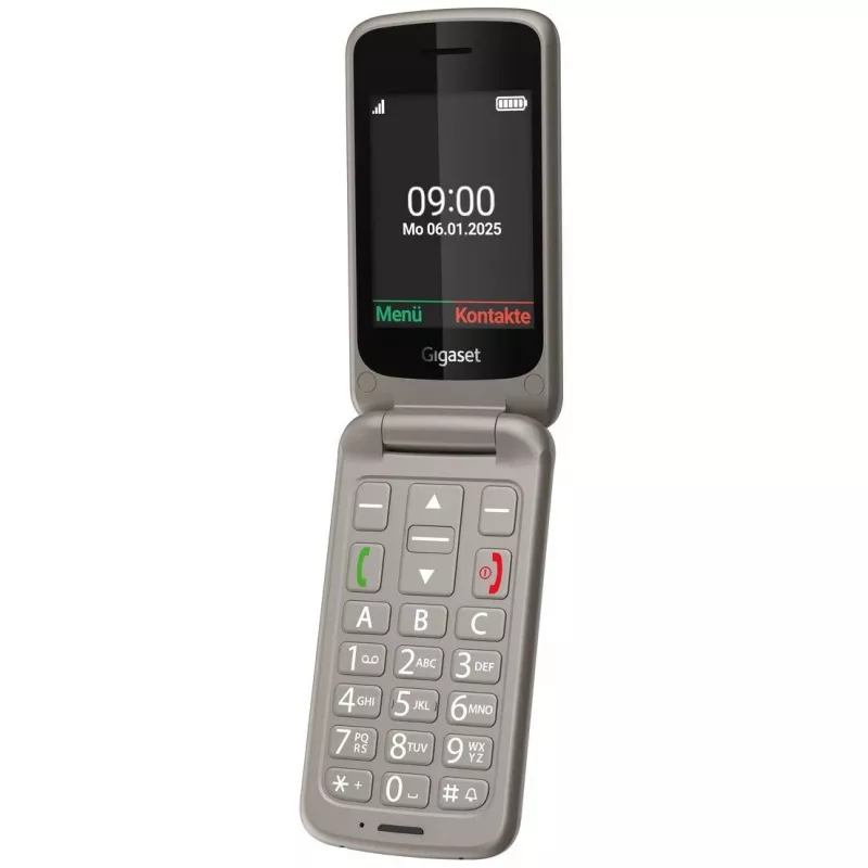Senjorų telefonas Gigaset GL595 2.8 colio 0.3 MP pilkas