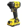 Stanley SFMCF820D2K sukamasis gręžtuvas/impulsinis atsuktuvas 2900 RPM Juoda, Geltona