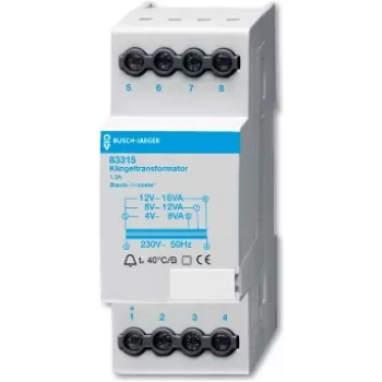 BUSCH JAEGER 8300-0-0045 - 230 V - 50 Hz - Baltas - CE - ROHS - 36 mm - 65 mm