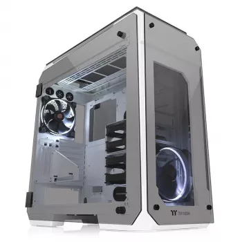 Case View 71 Riing Grūdintas Stiklas E-ATX Pilnas Bokštas - Snow Edition