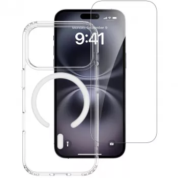Apsauginis dėklas 4smarts Border Case iPhone 17 Pro 16 cm Skaidrus