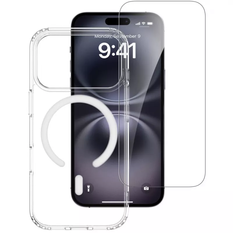 Apsauginis dėklas 4smarts Border Case iPhone 17 Pro 16 cm Skaidrus