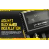 Nitecore D2 įkroviklis – 2 lizdai AA/AAA/AAAA/C baterijoms, 100–240V, 4,2V, juodas