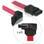 SATA kabelis DeLOCK 84220 0,5 m raudonas