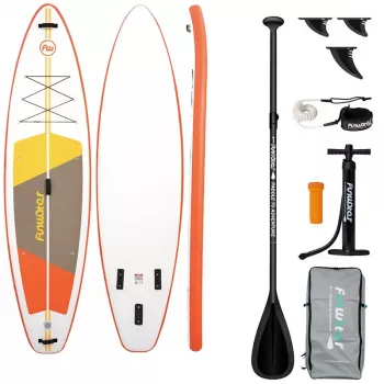 Pripučiama irklenė FunWater SUPFW69B (oranžinė-balta)