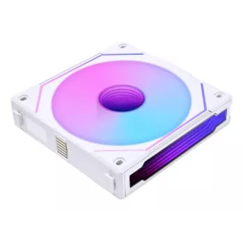 120 mm Lian Li UNI FAN SL-INF Wireless ARGB PWM — Baltas, modulinė magnetinių ventiliatorių sistema