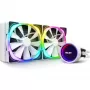 CPU vandens aušintuvas Kraken X63 280 mm RGB baltas