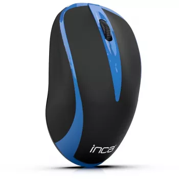 Cian Technology GmbH INCA Maus IWM-221RSMV belaidė pelė Nano-USB, 1000 DPI, juoda/mėlyna, mažmeninė