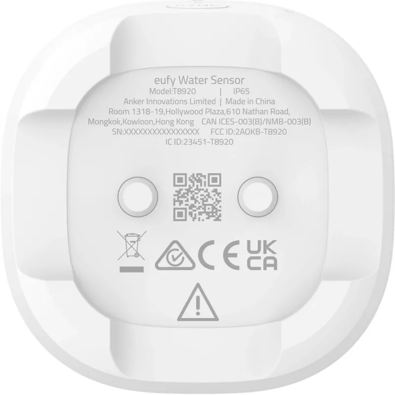 Eufy T89203D1 išmanusis namų aplinkos jutiklis, belaidis drėgmės matuoklis
