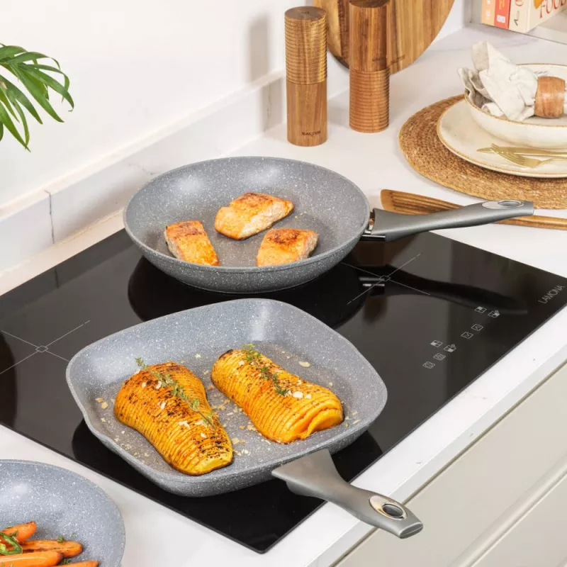 Grilių keptuvė Salter 28 cm su marmurine nelimpančia danga