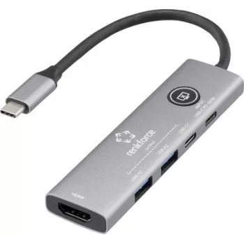Renkforce USB-C dokavimo stotelė RF-DKS-908, universali, tinka įvairiems prekių ženklams (RF-6797972)
