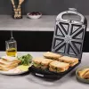 Sumuštinių keptuvė Cecotec Rock'nToast Family 3in1 | 1500 W | 3 plokštės | Juoda