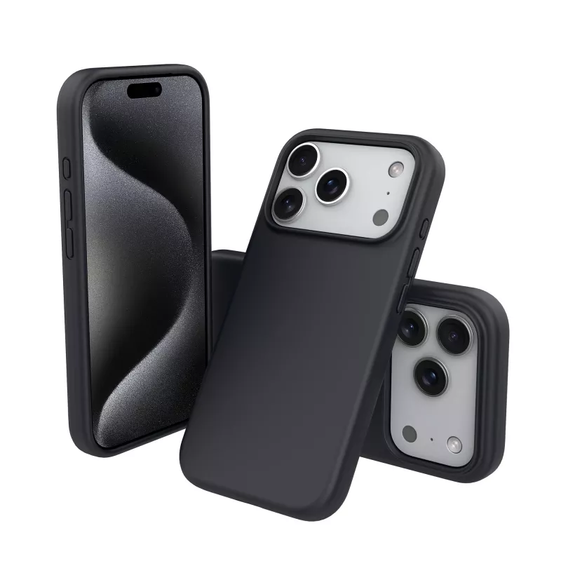 StyleShell SHOCK juodas, iPhone 17 Pro, suderinamas su MagSafe