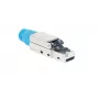 Lanview LVN125465-CAT8.1 RJ45 kištukas iš cinko 15x45x15 mm