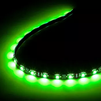 Universali LED juosta Lamptron FlexLight Pro – žalia šviesa, kelių spalvų korpusas