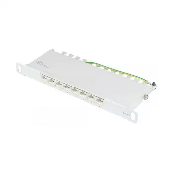 Good Connections Patchpanel 10Cat. 6A 8-P. 0,5HE šviesiai pilkas