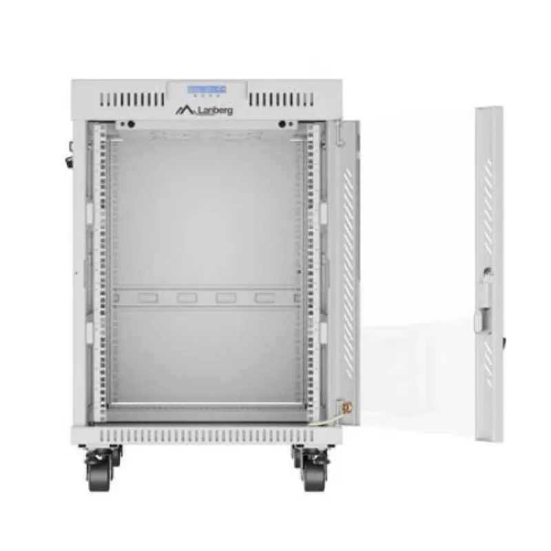 Stovimas serverio stovas LANBERG FF01-6815-12SL 15U, 600×800×922 mm, 1200 kg, IP20, pilkas