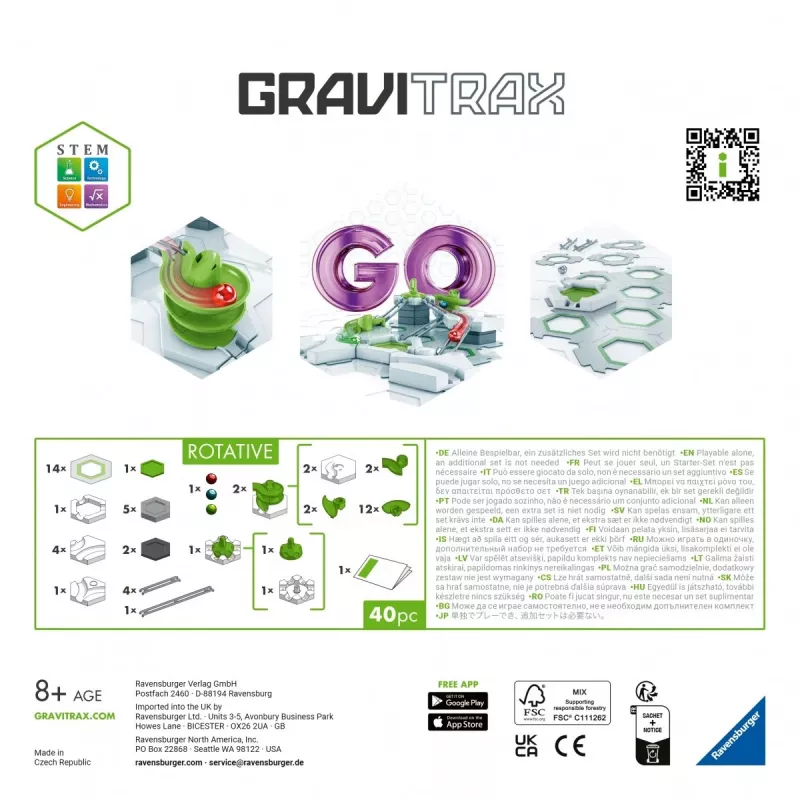 GraviTrax GO Rotative Ravensburger Daugiaspalvis 23703