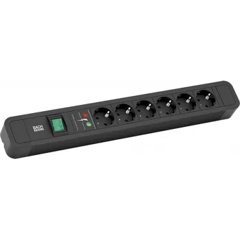 Prailginimo laidas Bachmann Primo 2 2m 6 AC lizdų juodas