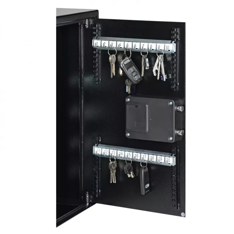 Sieninis seifas Yale YKB/550/DB1 su elektroniniu užraktu, juodas 350x130x550mm