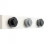 Sieninis laikiklis Room Copenhagen LEGO 41110003 — pilka/juoda, tvirtinimas prie sienos vaikiškų baldų stabilumui