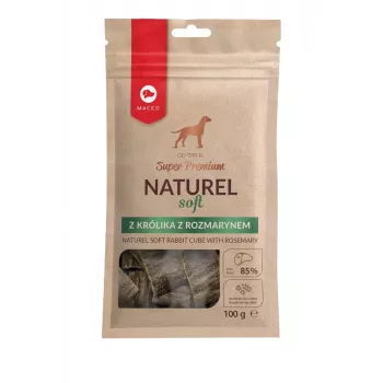 MACED Super Premium Naturel Soft Rabbit with rosemary – Šunų skanėstas – 100g