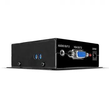 Lindy 300m Cat.6 2 Port VGA imtuvas