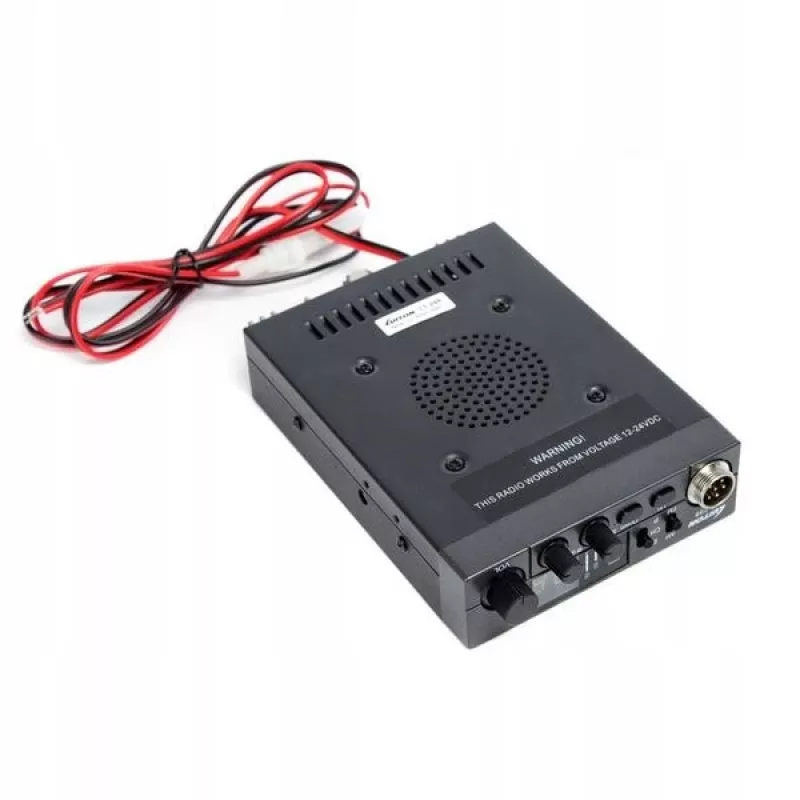 Luiton LT-298 ASQ AM/FM CB radijo imtuvas su automobiliniu kištuku, juodas