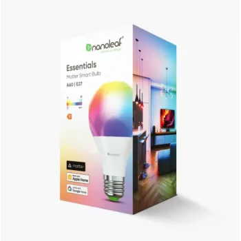 Nanoleaf Essentials Smart A60 Lemputė E27 9W 806Lm RGBCW 2700-6500K