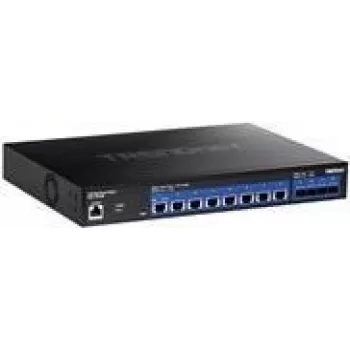 TRENDnet TEG 7124WS - Smart tinklo jungiklis - 8 x 10GBase-T + 4 x 10 Gigabit SFP+
