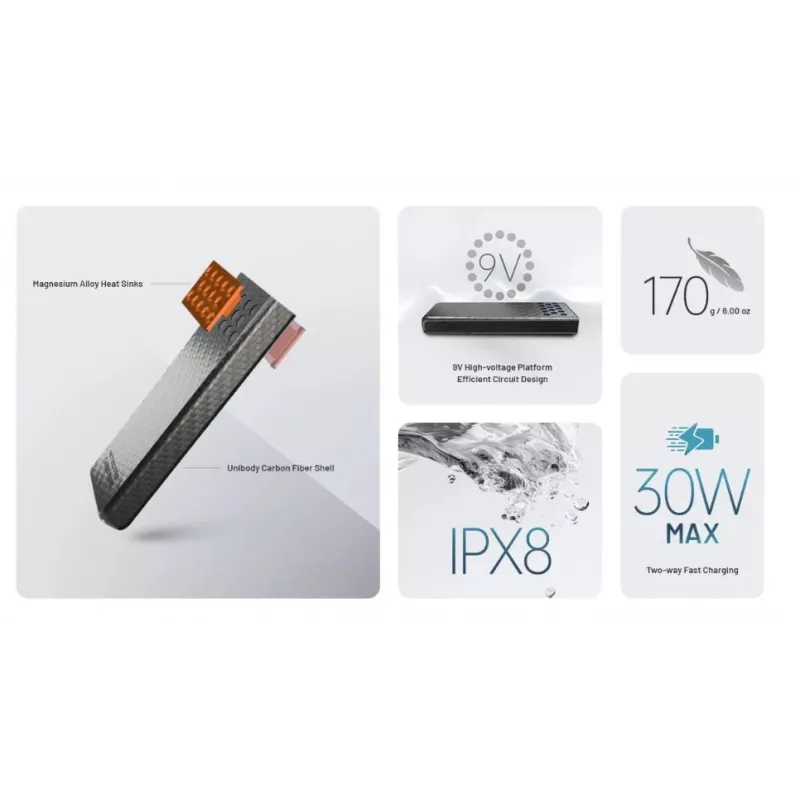 Nešiojamas powerbank Nitecore CARBO 10000 G2 10000mAh