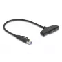 DeLOCK USB į SATA keitiklis 6 Gb/s USB Type-C Type-A 0,3 m
