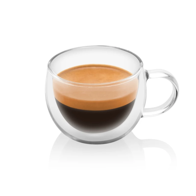 ETA espresso puodeliai 2 vnt. dvigubo stiklo, 80 ml, tinka indaplovei