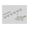 DeLOCK 47232 Juodas metalinis krepšelis 2,5 inch diskams į 3,5 inch lizdą