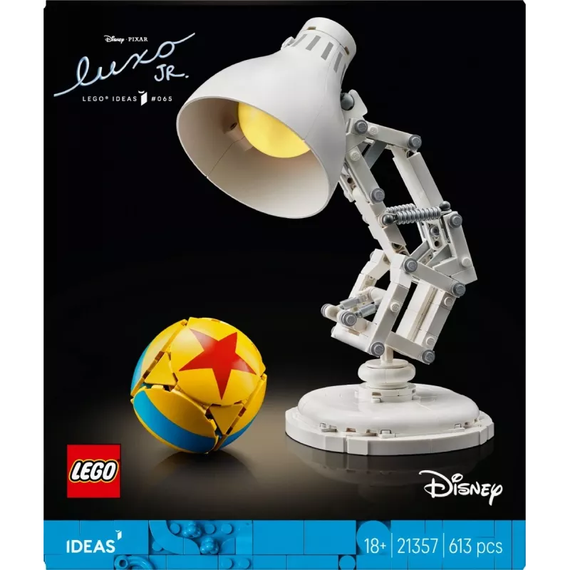 LEGO Ideas 21357 – Luxo Jr. statybinis rinkinys, 613 detalių