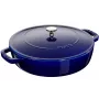 Staub Chistera ketaus troškintuvas 28 cm tamsiai mėlynas