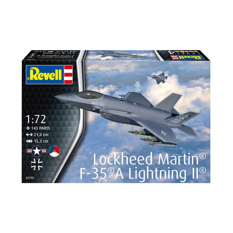 Plastikinis modelis Lockheed Martin F-35A Lightning II 1/72
